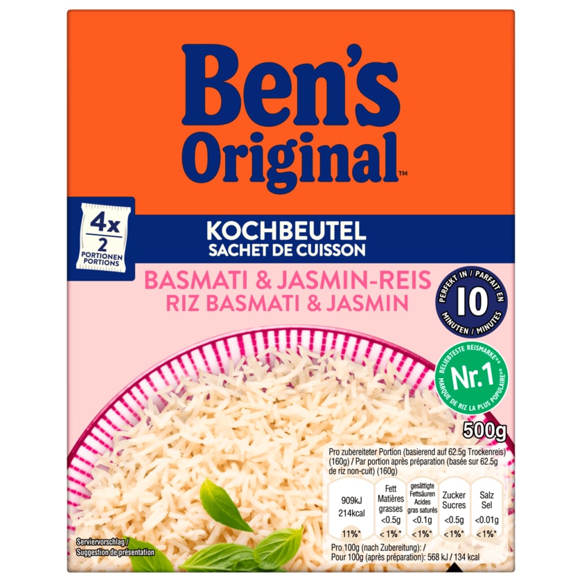 Ben's Original Basmati- & Thai-Reis 500g